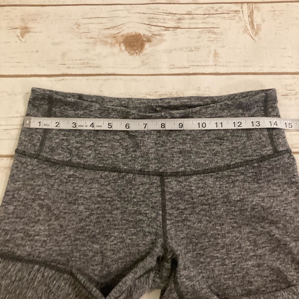 Patagonia Centered Crops Heather Gray Space Dye Leggings Medium - Picture 3 of 12